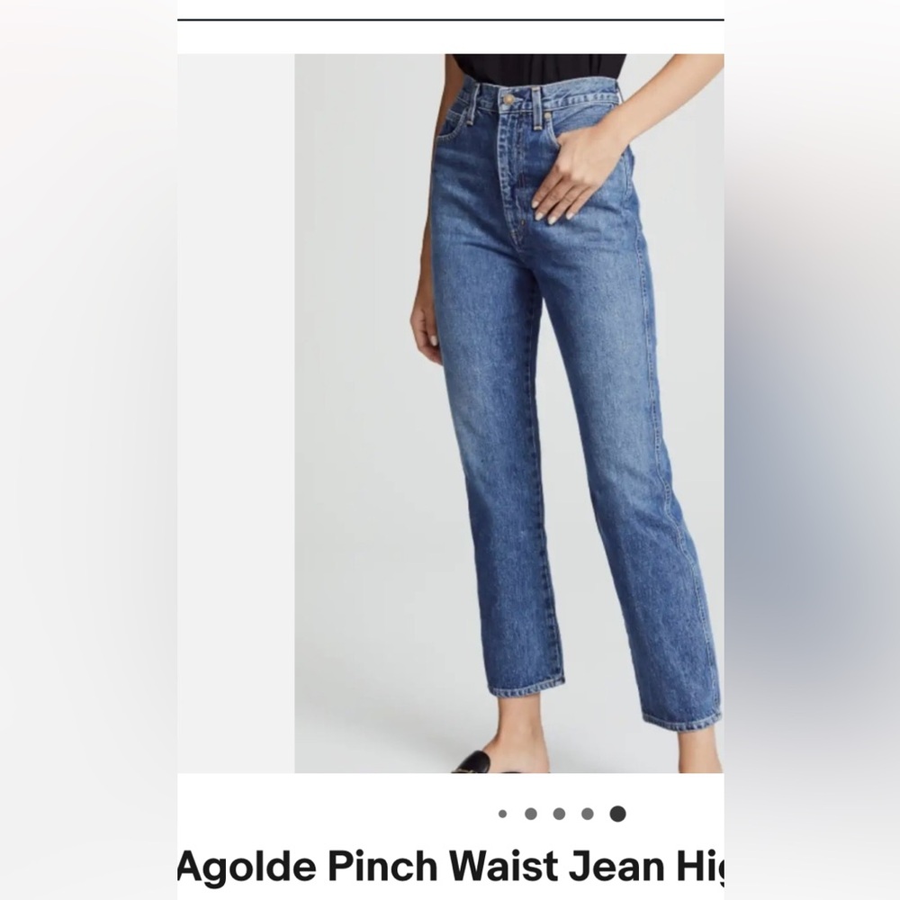 Agolde Pinch Waist high rise straight k eans